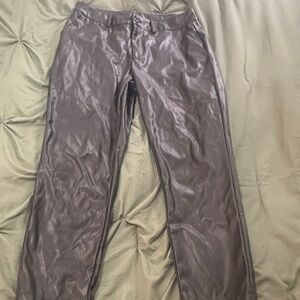 Joe B Women's Straight Leg Jeans - Shiny Gray